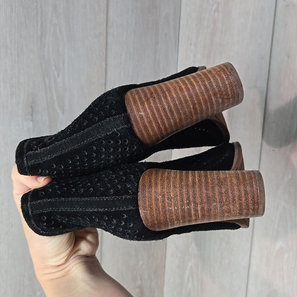 Lucky Brand Women Larise Cut Out Side Heels Open Toe shoes boots sz 7.5M - Picture 6 of 11